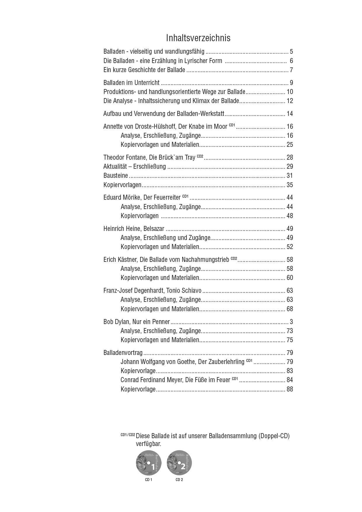 Balladen-Werkstatt – Lehrerheft PDF – Einzellizenz