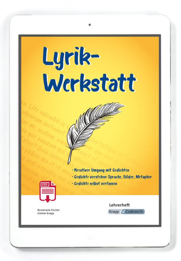 Lyrik-Werkstatt – Lehrerheft PDF – Einzellizenz
