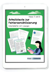 Titel PDF Arbeitstexte zur Fehlersensibilisierung Krapp und Gutknecht