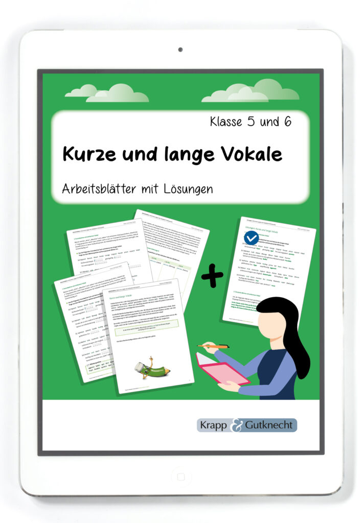 Kurze und lange Vokale – Klasse 5 und 6 – PDF – Krapp & Gutknecht Verlag