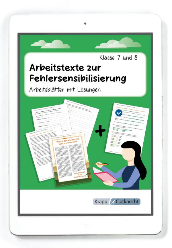 Titel PDF Arbeitstexte zur Fehlersensibilisierung Krapp und Gutknecht