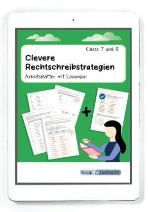 Titel PDF Clevere Rechtschreibstrategien Krapp und Gutknecht