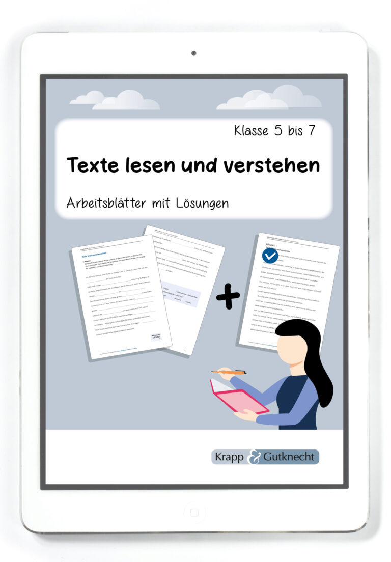 Titel PDF Texte lesen und verstehen Krapp und Gutknecht
