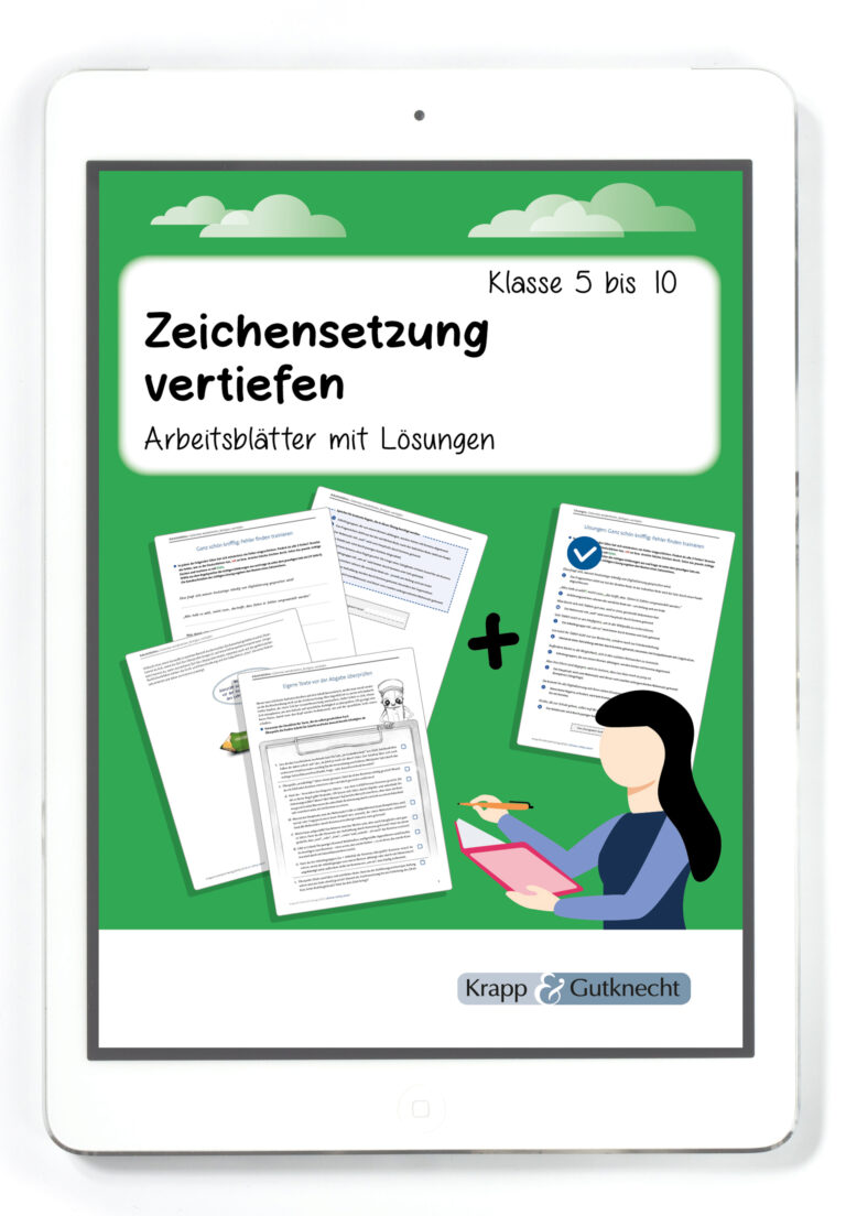 Titel PDF Zeichensetzung vertiefen Krapp und Gutknecht