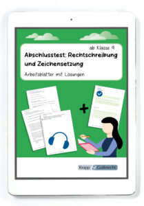 Titel PDF Abschlusstest: Rechtschreibung und Zeichensetzung Krapp und Gutknecht