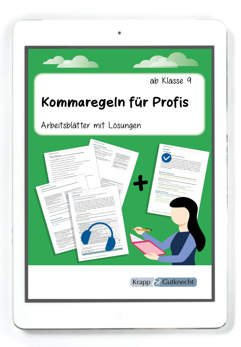 Titel PDF Kommaregeln für Profis Krapp und Gutknecht