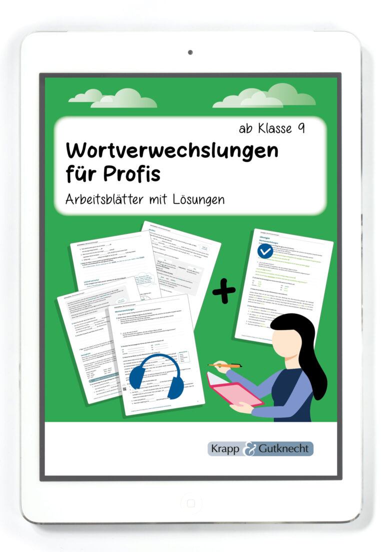 Titel PDF Wortverwechslungen für Profis Krapp und Gutknecht