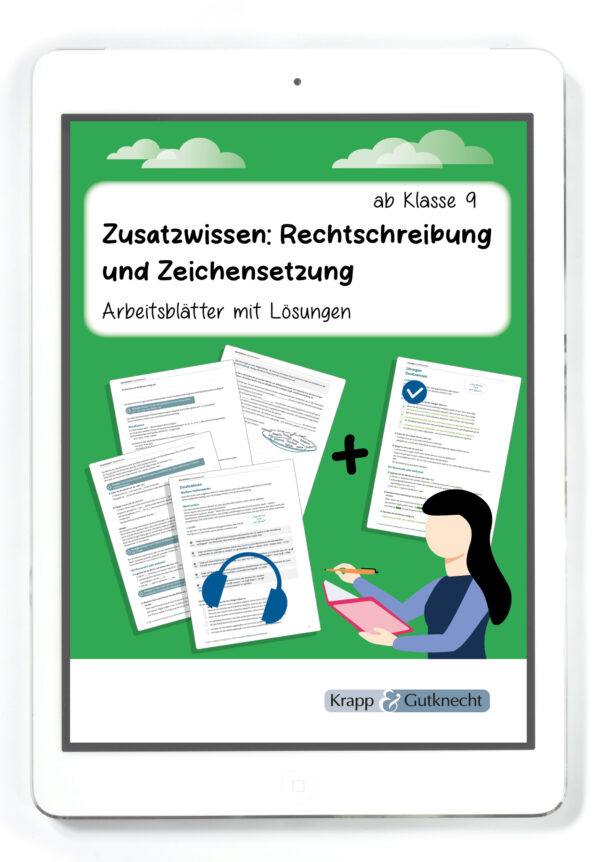 Titel PDF Zusatzwissen: Rechtschreibung und Zeichensetzung Krapp und Gutknecht