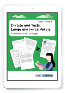 PDF Titel Diktakte Test lange kurze Vokale