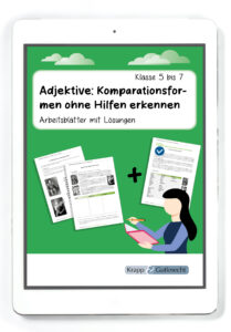 Titel PDF1069 Adjektive Komparationsformen ohne Hilfen erkennen und zuordnen