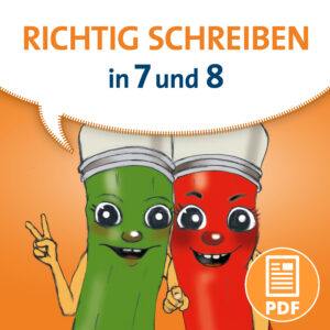 Richtig schreiben in 7 und 8 – digital