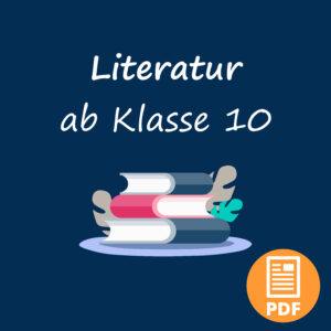 Literatur ab Klasse 10 – digital