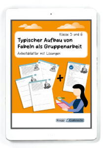 Typischer Aufbau von Fabeln als Gruppenarbeit – PDF