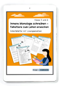 Einen inneren Monolog zu einer Fabelfigur schreiben – PDF