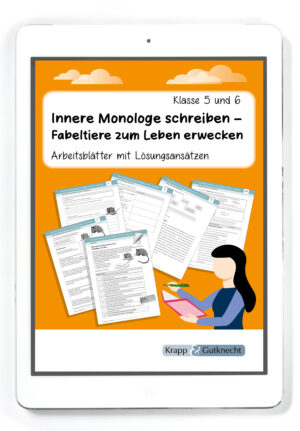 Einen inneren Monolog zu einer Fabelfigur schreiben – PDF