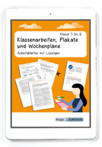 Klassenarbeiten, Plakate und Wochenpläne – PDF