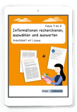 Informationen recherchieren, auswählen und auswerten – PDF