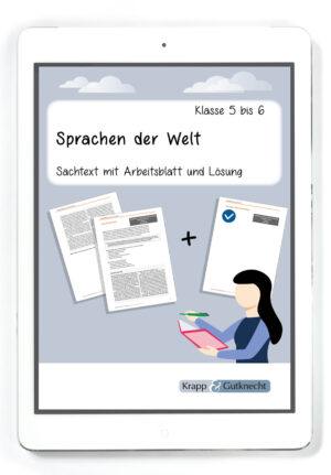 Sachtext: Sprachen der Welt – Klasse 5 und 6 – PDF