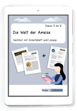 Sachtext: Die Welt der Ameise – Klasse 5 und 6 – PDF