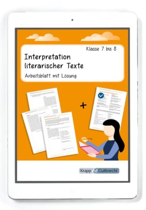 Interpretation literarischer Texte – Klasse 7 und 8 – PDF