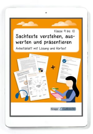 Sachtexte verstehen, auswerten und präsentieren – Klasse 9 und 10 – PDF