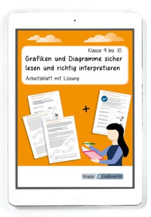 Grafiken und Diagramme sicher lesen und richtig interpretieren – Klasse 9 und 10 – PDF