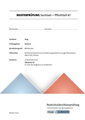 Musterprüfung Sachtext: Prag – Realschule – BaWü – DIN A4 Ausdruck