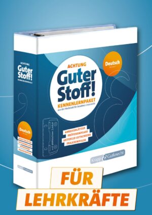 Deutsch im Unterricht – Das Kennenlernpaket mit Unterrichtsmaterialien für Sekundarstufe I & II