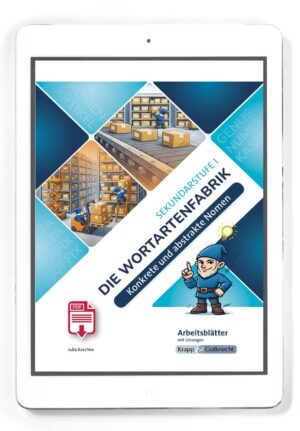 Konkrete und abstrakte Nomen – Klasse 5 bis 8 – PDF