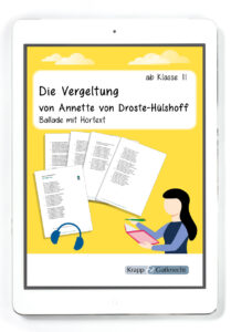 Die Vergeltung – Ballade von Annette von Droste-Hülshoff mit Hörtext – PDF