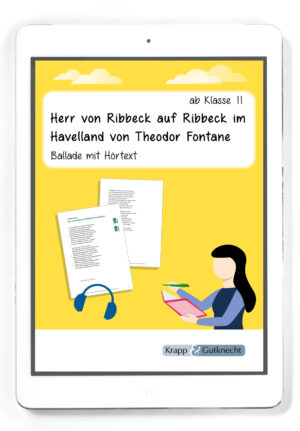 Herr von Ribbeck auf Ribbeck im Havelland von Theodor Fontane – Ballade mit Hörtext – PDF