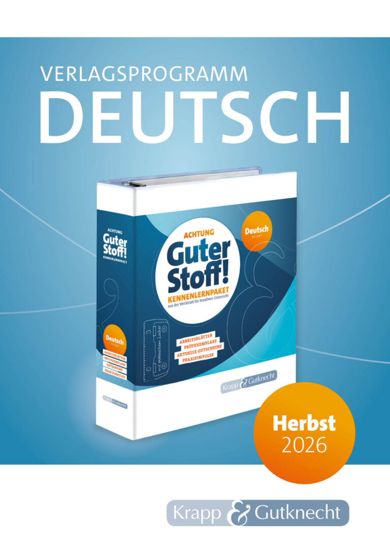 Verlagsprogramm Deutsch – Krapp 6 Gutknecht Verlag – Herbst 2026
