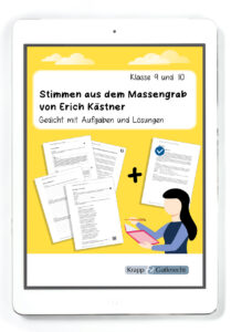 Stimmen aus dem Massengrab von Erich Kästner – Gedichtanalyse mit Lösungen – PDF