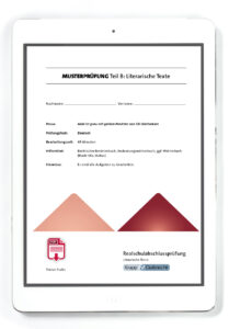 Musterprüfung Prosa: Neid ist grau mit gelben Punkten – Realschule – BaWü – PDF